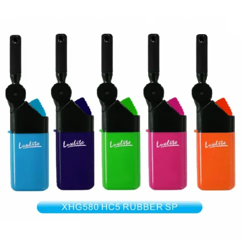 Luxlite XHG 580 HC5 Rubber SP бытовая турбо зажигалка Luxlite XHG 580 HC5 Rubber SP бытовая турбо зажигалка