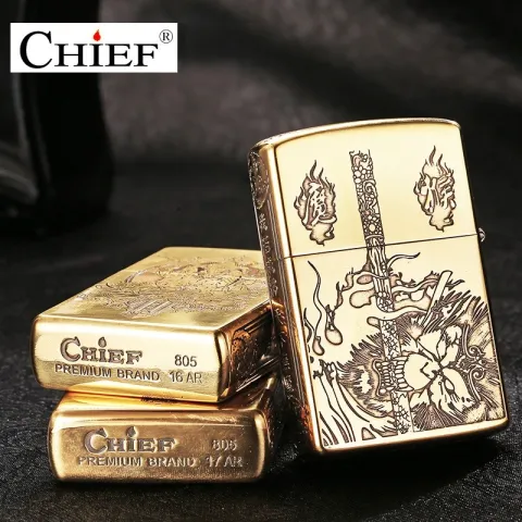 Chief CF1078YT бензиновая зажигалка Chief CF1078YT бензиновая зажигалка