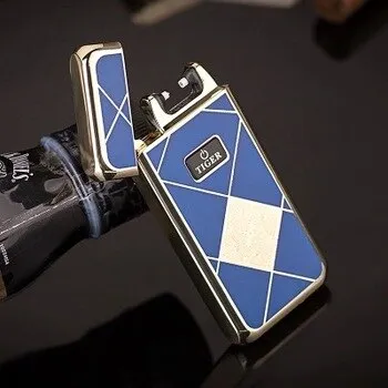 Tiger TW909 DB-05 электроимпульсная USB зажигалка Tiger TW909 DB-05 электроимпульсная USB зажигалка