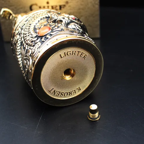 Chief CF206-2 настольная бензиновая зажигалка Chief CF206-2 настольная бензиновая зажигалка