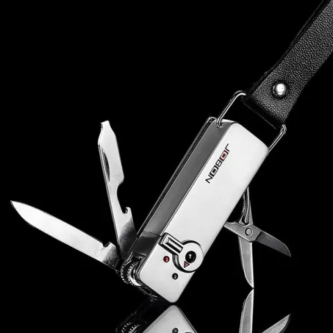 Jobon ZB-950 кремниевая зажигалка c мультифункциональным набором инструментов Jobon ZB-950 кремниевая зажигалка c мультифункциональным набором инструментов