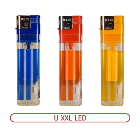 U XXL LED большая пьезо зажигалка с фонарем U XXL LED большая пьезо зажигалка с фонарем