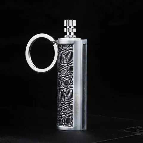 Honest BCZ227 бензиновая зажигалка - спичка с кольцом для ключей