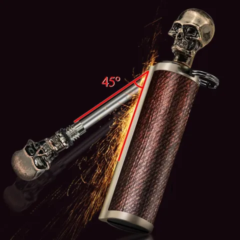 Honest BCZ227 Design бензиновая зажигалка - спичка с кольцом для ключей