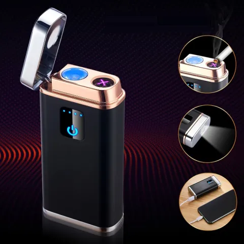 LA-1073 USB зажигалка + Powerbank + фонарик 3 в 1 LA-1073 USB зажигалка + Powerbank + фонарик 3 в 1