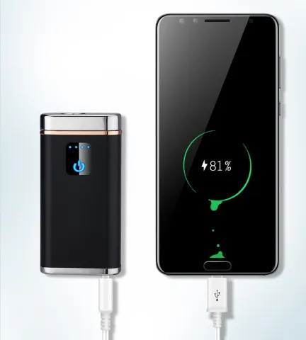 LA-1073 USB зажигалка + Powerbank + фонарик 3 в 1 LA-1073 USB зажигалка + Powerbank + фонарик 3 в 1