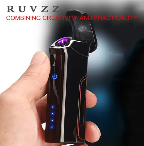 Ruvzz R001 сенсорная электроимпульсная USB зажигалка Ruvzz R001 сенсорная электроимпульсная USB зажигалка