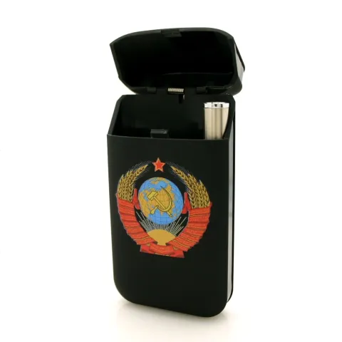 Hengda HD-606 портсигар со встроенной USB зажигалкой Hengda HD-606 портсигар со встроенной USB зажигалкой
