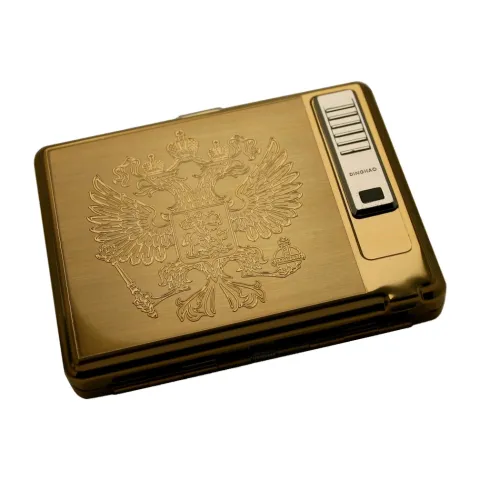 DH-885SD20 портсигар со встроенной USB зажигалкой DH-885SD20 портсигар со встроенной USB зажигалкой