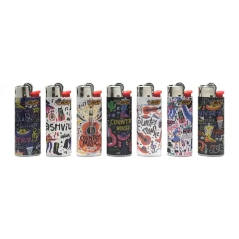 Bic J25 mini Country Music кремниевая зажигалка Bic J25 mini Country Music кремниевая зажигалка