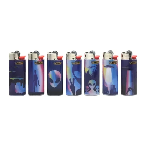 Bic J25 mini Alien кремниевая зажигалка Bic J25 mini Alien кремниевая зажигалка