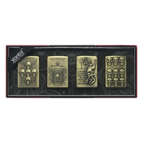 Jiantai Черепа 5 бензиновые зажигалки