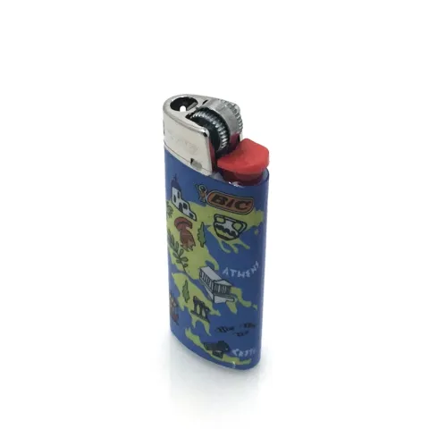 Bic J25 mini European Maps кремниевая зажигалка
