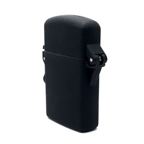 Zengaz Case Jet ZL-4 Rubber Black турбо зажигалка заправляемая