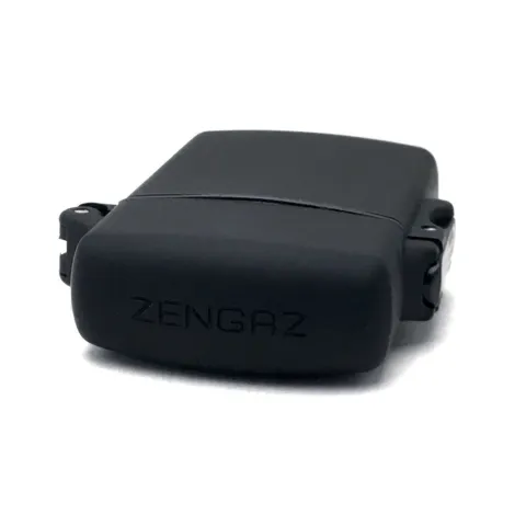 Zengaz Case Jet ZL-4 Rubber Black турбо зажигалка заправляемая