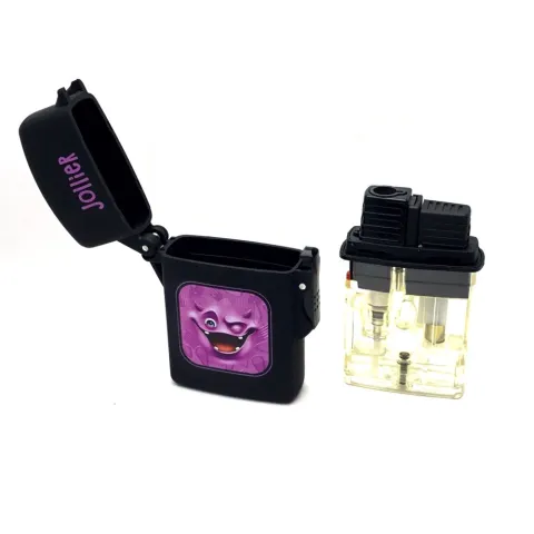 Zengaz Case Jet ZL-4 Rubber Black турбо зажигалка заправляемая