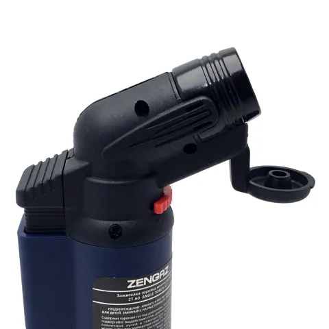 Zengaz  Angle Torch Jet ZT-60 турбо зажигалка - горелка заправляемая