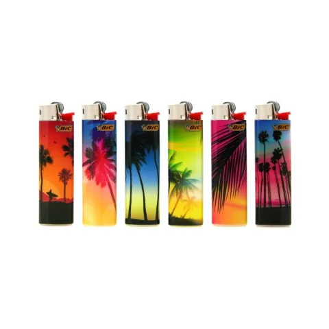 Bic J3 "Palms & Sunset" кремниевая зажигалка Bic J3 "Palms & Sunset" кремниевая зажигалка