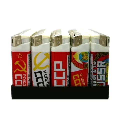 City-L CL-03 (26) "СССР" пьезо зажигалка City-L CL-03 (26) "СССР" пьезо зажигалка