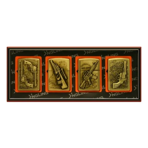Jingling Оружие 2 бензиновые зажигалки Jingling Оружие 2 бензиновые зажигалки