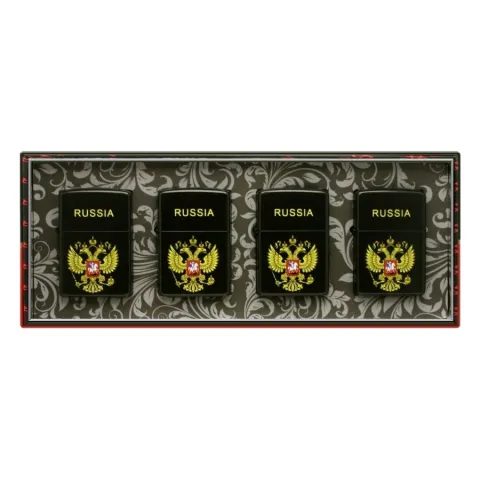 Bohai Россия Black бензиновые зажигалки Bohai Россия Black бензиновые зажигалки
