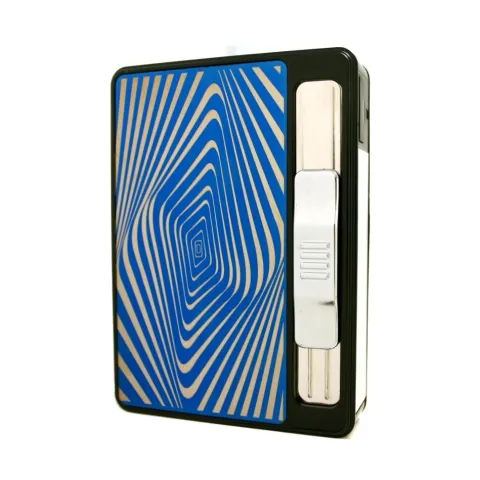 Dinghao DH-9007 портсигар - автомат  с USB зажигалкой