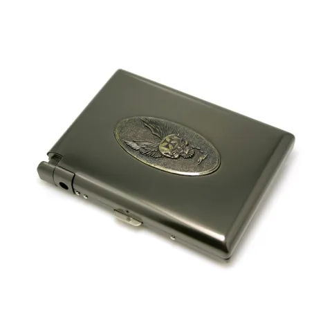Dinghao DH-8921 портсигар со встроенной пьезо зажигалкой Dinghao DH-8921 портсигар со встроенной пьезо зажигалкой