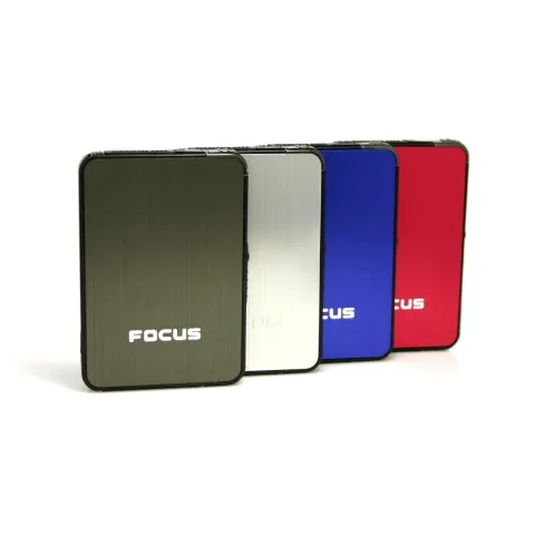 Focus JD-YH003 портсигар - автомат с встроенной пьезо зажигалкой