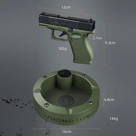 Zhong Long ZL-035B настольная турбо зажигалка - пепельница Zhong Long ZL-035B настольная турбо зажигалка - пепельница