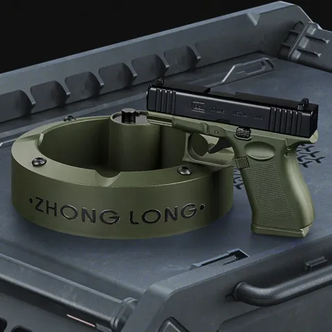 Zhong Long ZL-035B настольная турбо зажигалка - пепельница Zhong Long ZL-035B настольная турбо зажигалка - пепельница