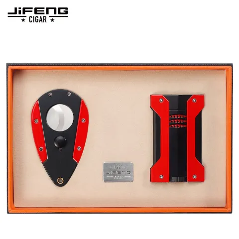 Jifeng JF-091 набор турбо зажигалка + гильотина