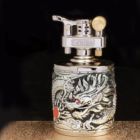 Chief CF206-4 настольная бензиновая зажигалка Chief CF206-4 настольная бензиновая зажигалка