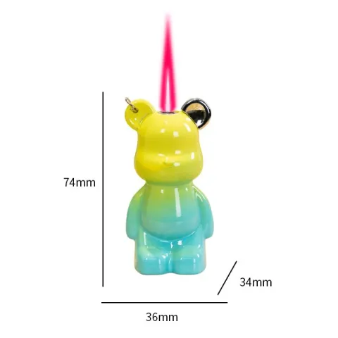 HB Kaws Gloomy Bear турбо зажигалка - брелок HB Kaws Gloomy Bear турбо зажигалка - брелок