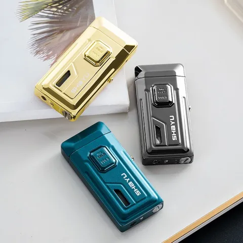 Induction CL-2421 газовая электро зажигалка 2 пламени Induction CL-2421 газовая электро зажигалка 2 пламени