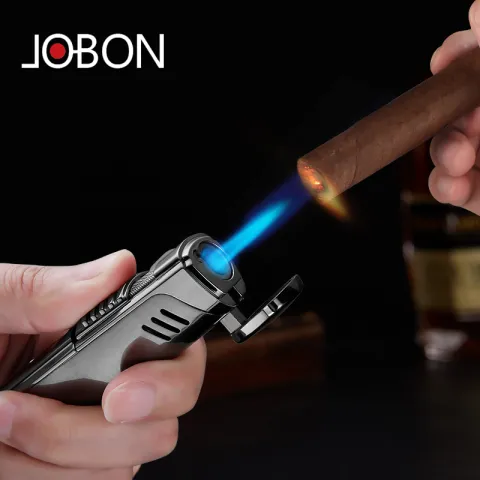 Jobon ZB-990DHJ турбо зажигалка для сигар Jobon ZB-990DHJ турбо зажигалка для сигар