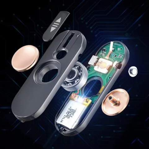 Hetai HT210 USB зажигалка - спиннер 2 в 1 с подсветкой Hetai HT210 USB зажигалка - спиннер 2 в 1 с подсветкой