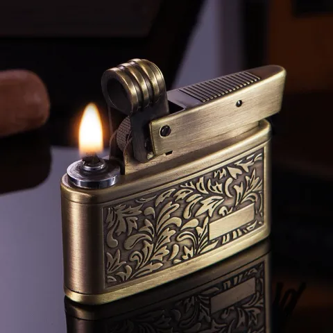 Jobon ZB-658A Copper Pattern бензиновая зажигалка