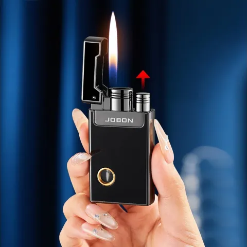 Jobon ZB-510 газовая зажигалка 2 пламени Jobon ZB-510 газовая зажигалка 2 пламени