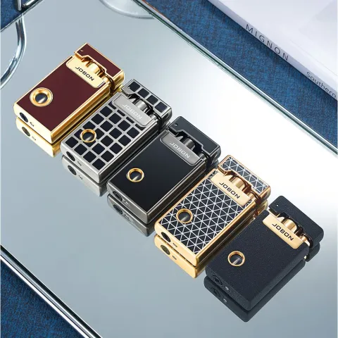 Jobon ZB-510 газовая зажигалка 2 пламени Jobon ZB-510 газовая зажигалка 2 пламени