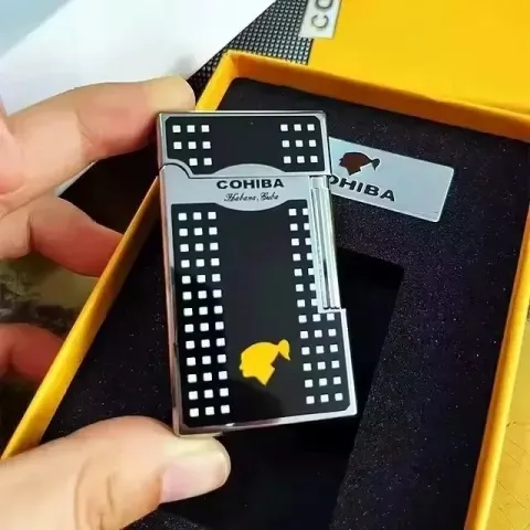 Cohiba CLB-23LF1 кремниевая турбо зажигалка Cohiba CLB-23LF1 кремниевая турбо зажигалка