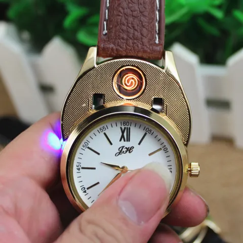 Jiaheng JH319 USB зажигалка - наручные часы 