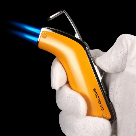 Cigarloong 20213 турбо зажигалка + гильотина + пепельница подарочный набор