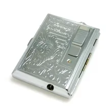 Zobo Zb-018 портсигар с встроенной турбо зажигалкой