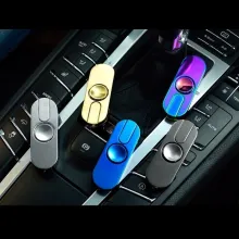 Hetai HT210 USB зажигалка - спиннер 2 в 1 с подсветкой