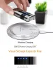 Ruvzz R100 сенсорная электроимпульсная USB зажигалка с поддержкой беспроводной зарядки