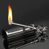 Honest BCZ227 Design бензиновая зажигалка - спичка с кольцом для ключей