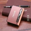 Focus JD-YH002 портсигар - автомат с турбо зажигалкой