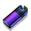 Ruvzz R100 сенсорная электроимпульсная USB зажигалка с поддержкой беспроводной зарядки